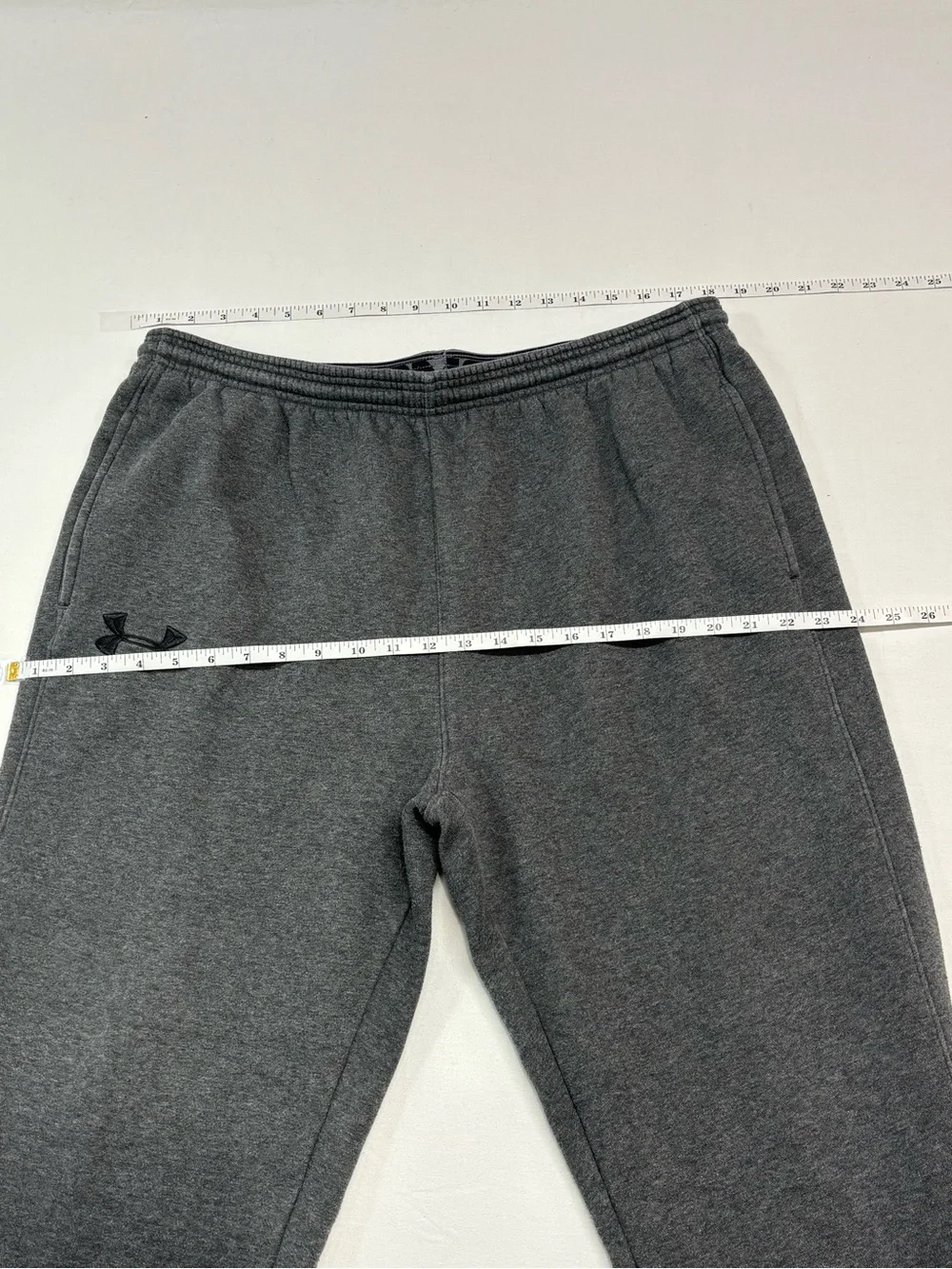 Under Armour Gray Fleece Lined Sweatpants - Men's 2XL - 474 active comfort sport - Picture 5 of 6